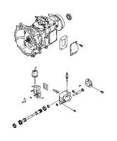 Коробка отбора мощности (КОМ) для Hyundai HD65, HD7